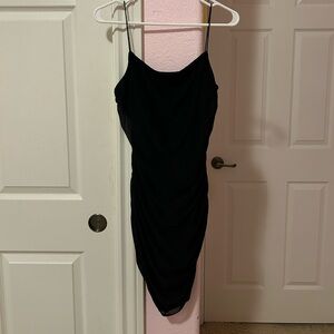 AMAZON BLACK MINI DRESS WITH OPEN BACK